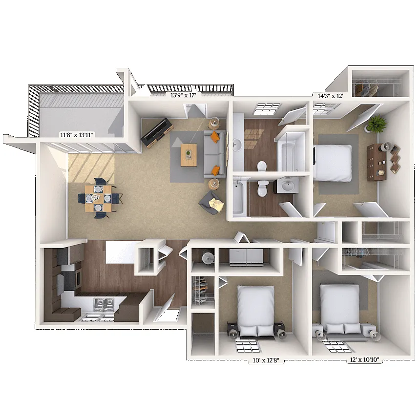 Floor plan The Oak
