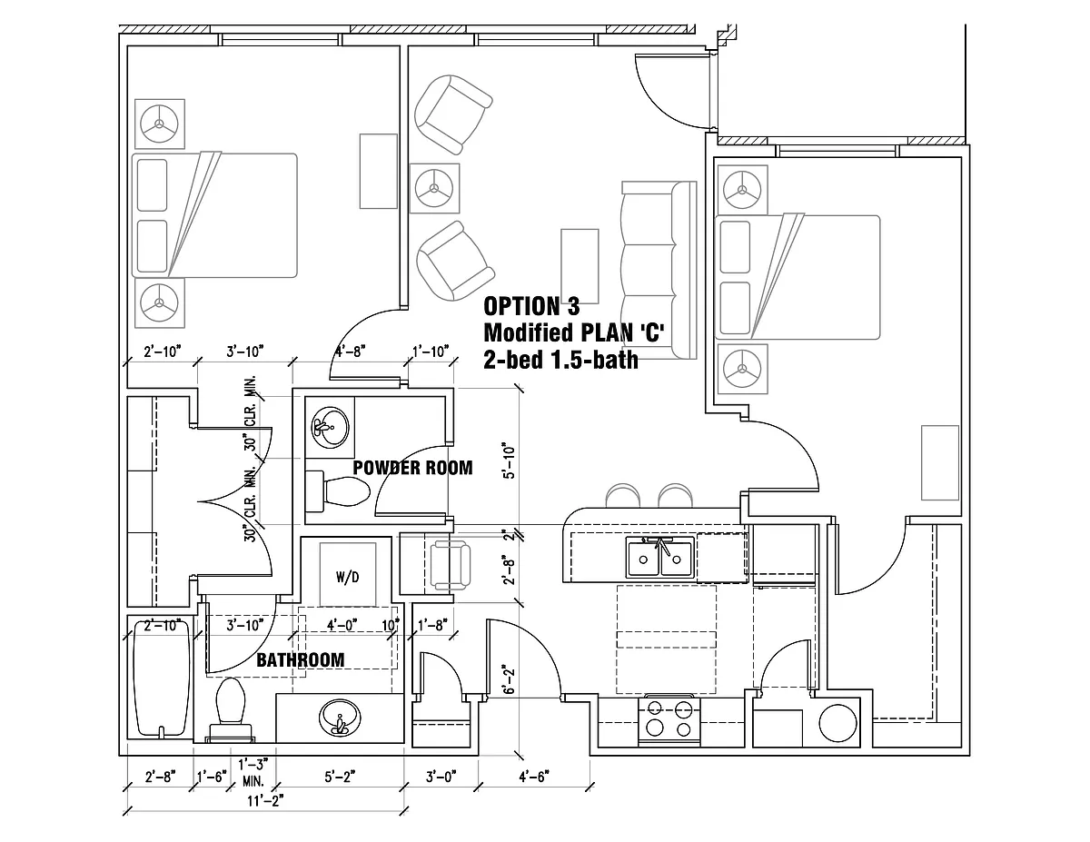 Floor plan Twin Peaks Plus