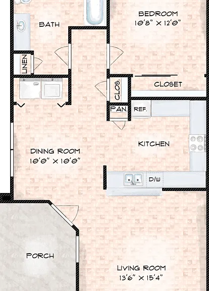 A1 Floorplan Diagram