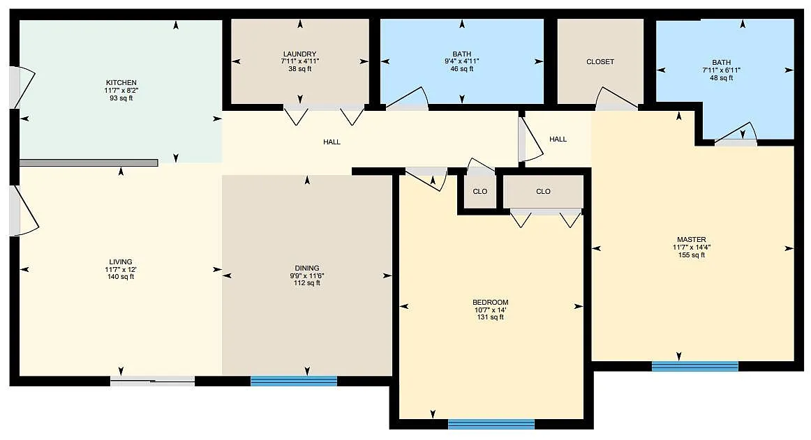Floor plan 2x2L