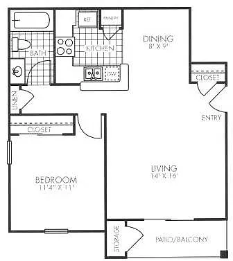 Floor plan The Downtown