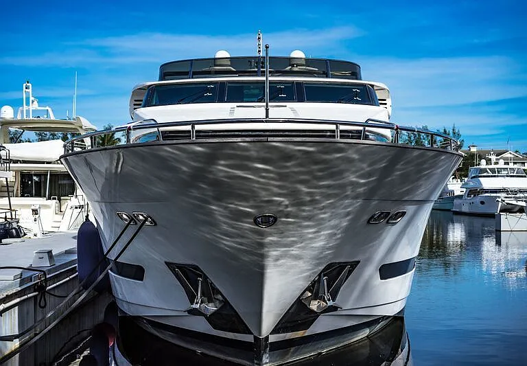 Yacht in the Marina