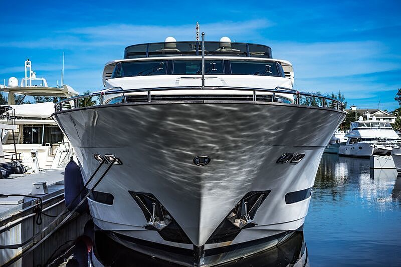 Yacht in the Marina