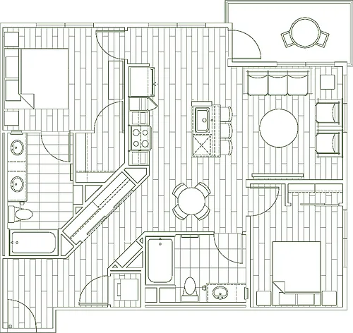 Floor plan B2