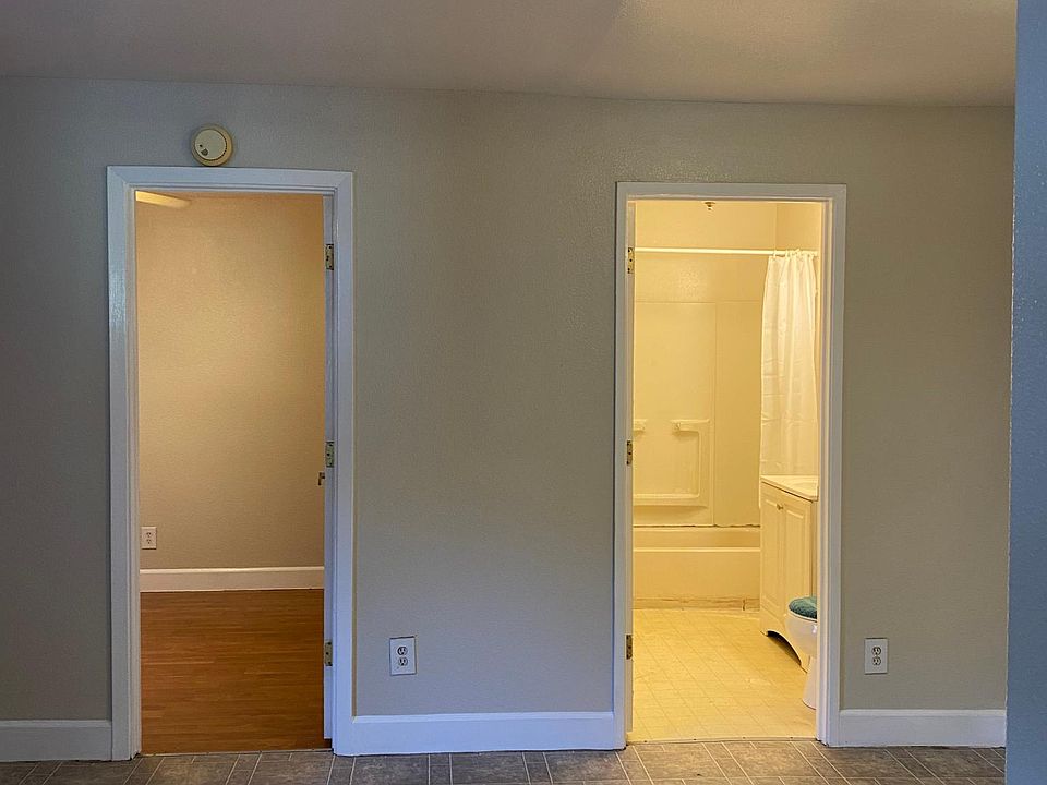 Bedroom and Bath off Kitchen