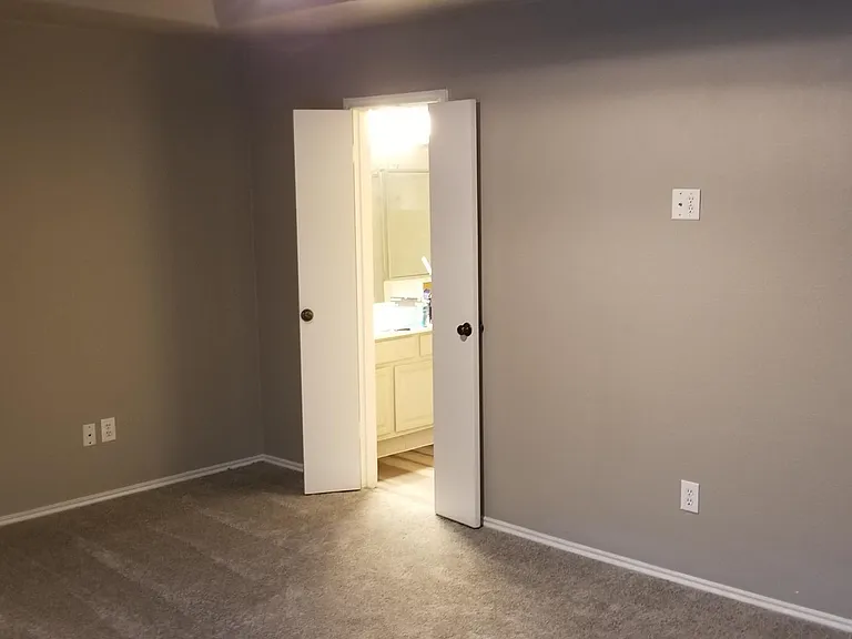 master bedroom with master bath