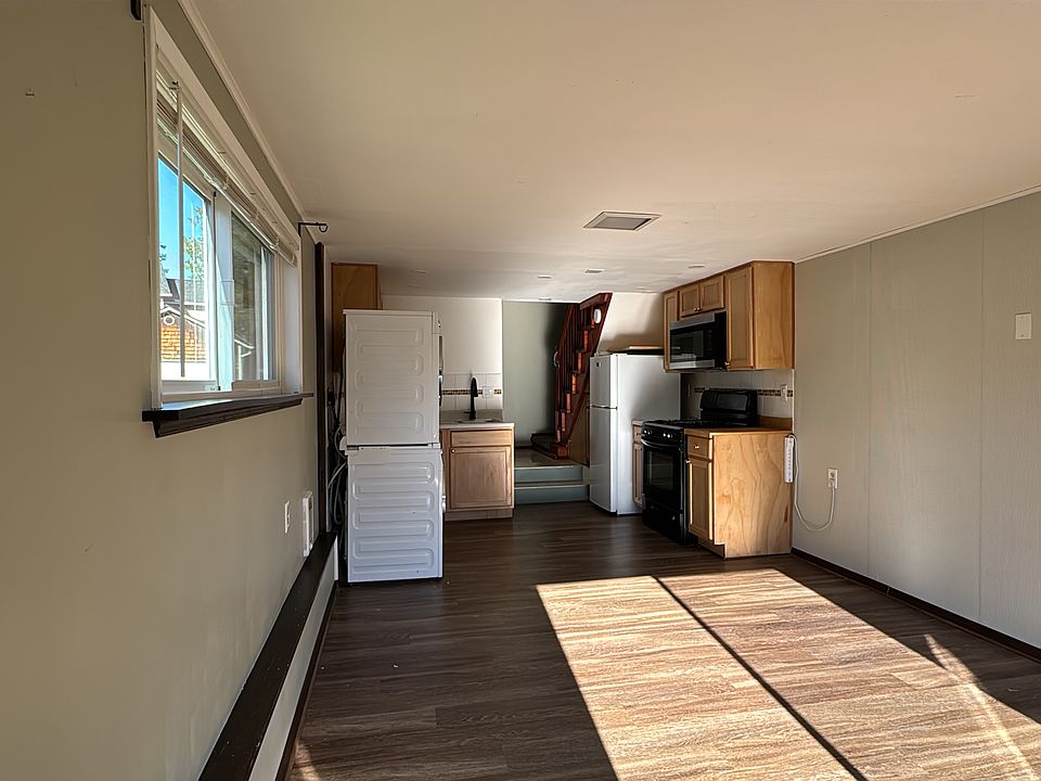 Living room with open kitchen
