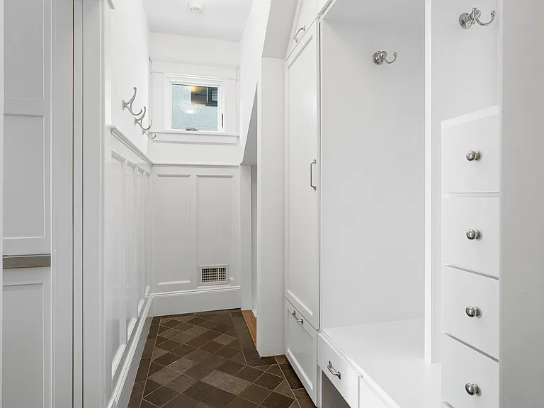 Mudroom to catch backpacks and jackets