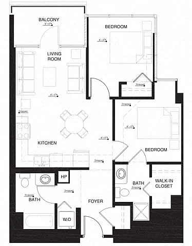 Floor plan 2M w Balcony Renovation 2