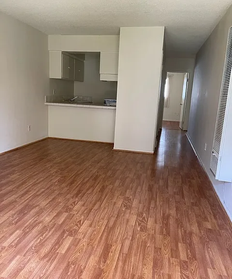 Living room and kitchen counter
