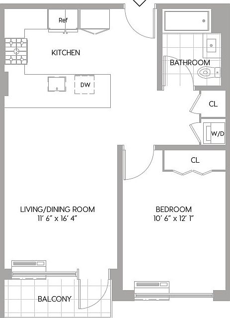 1st image of 1401 Broadway APT 4F