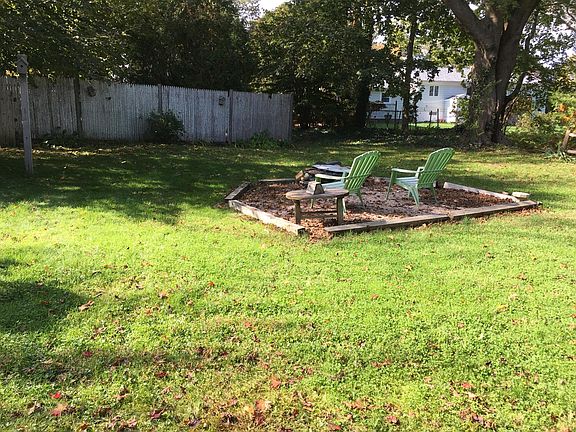 Partially fenced yard