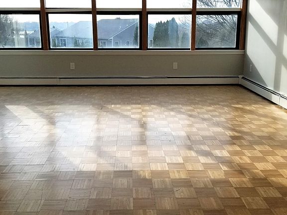 one large room for living area and bedroom