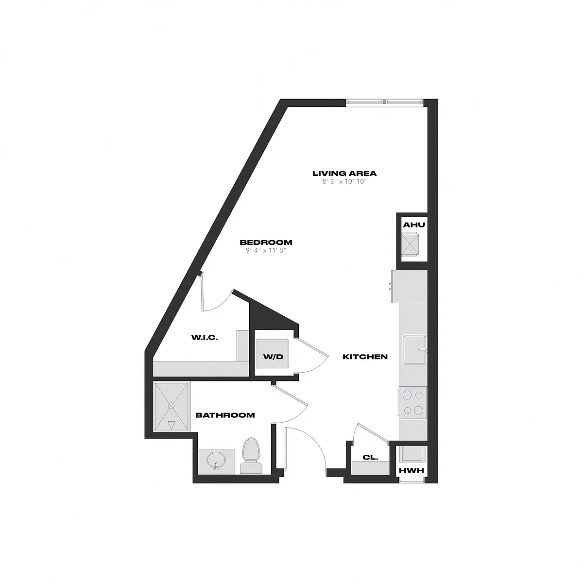 Floor plan Studio-S2