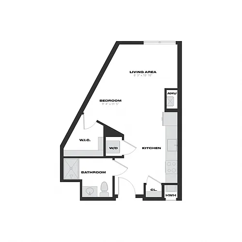 Floor plan Studio-S2