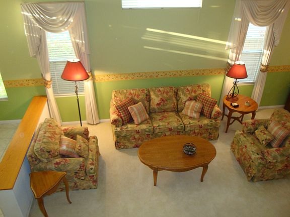 View of Formal Living Room from stairs