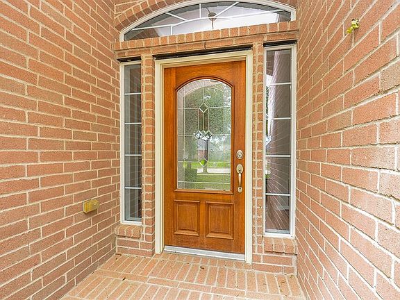 All brick covered entrance