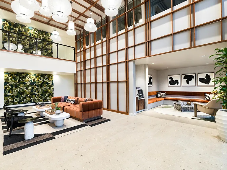 Welcome to your everyday escape _ our hotel-inspired lobby features a stylish coffee bar perfect for morning brews or casual meetups.