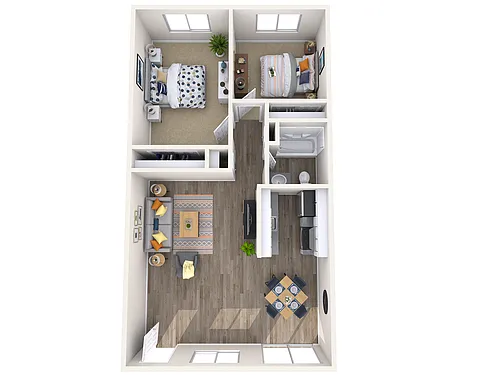 Floor plan 2 Bedroom