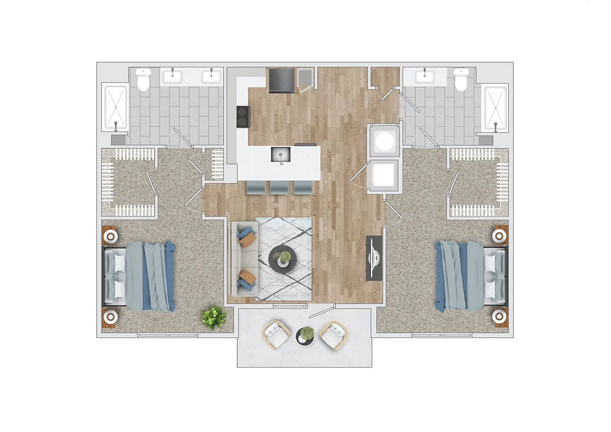 Floor plan B2
