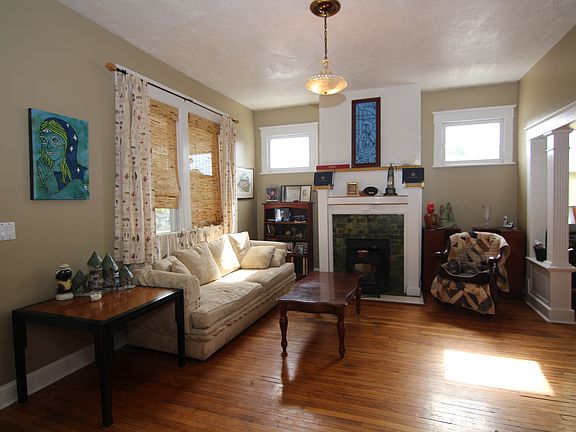 Fireplace in the living room