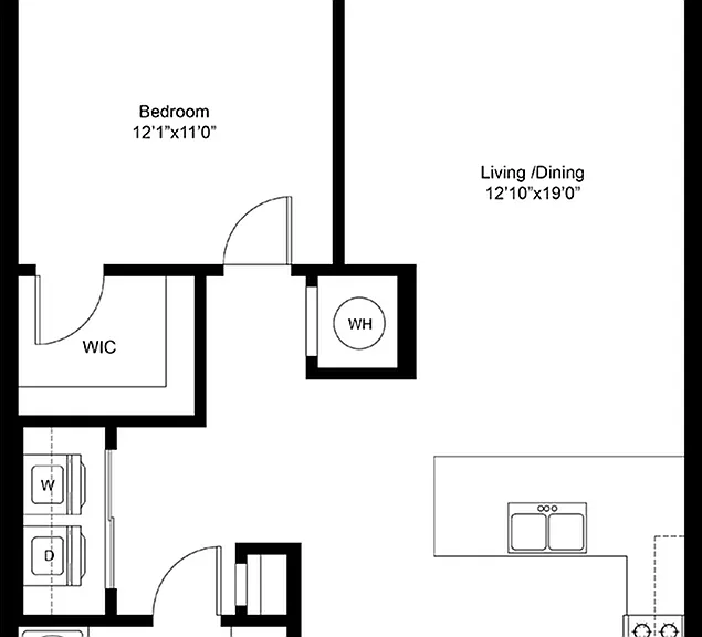 1 Bedroom | 1 Bath | 714 SF 1 Bedroom | 1 Bath | 714 SF