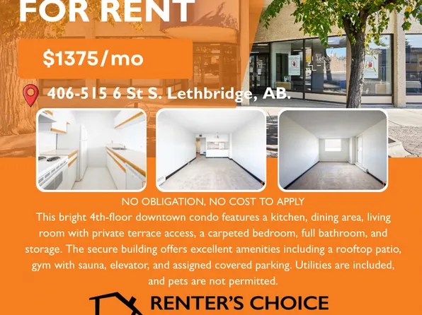 515 6th St S #406, Lethbridge, AB T1J 4J1