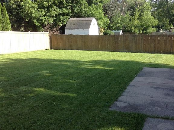Beautiful fenced backyard and patio