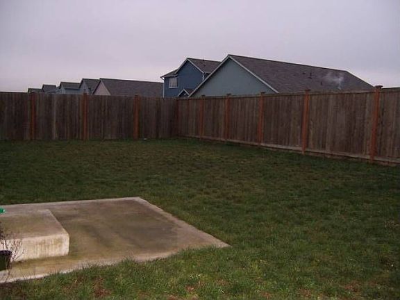 Fenced Back Yard