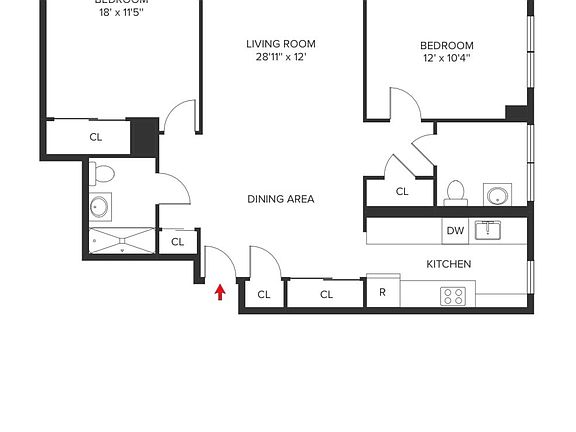 2nd image of 300 Mercer St APT 4D