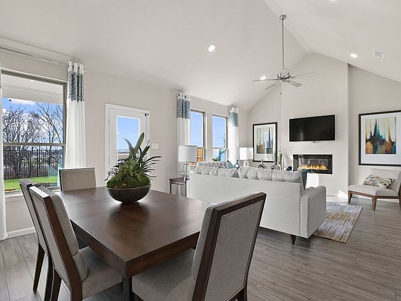 Open first floor in the Masters Plus home plan by Trophy Signature Homes - REPRESENTATIVE PHOTO