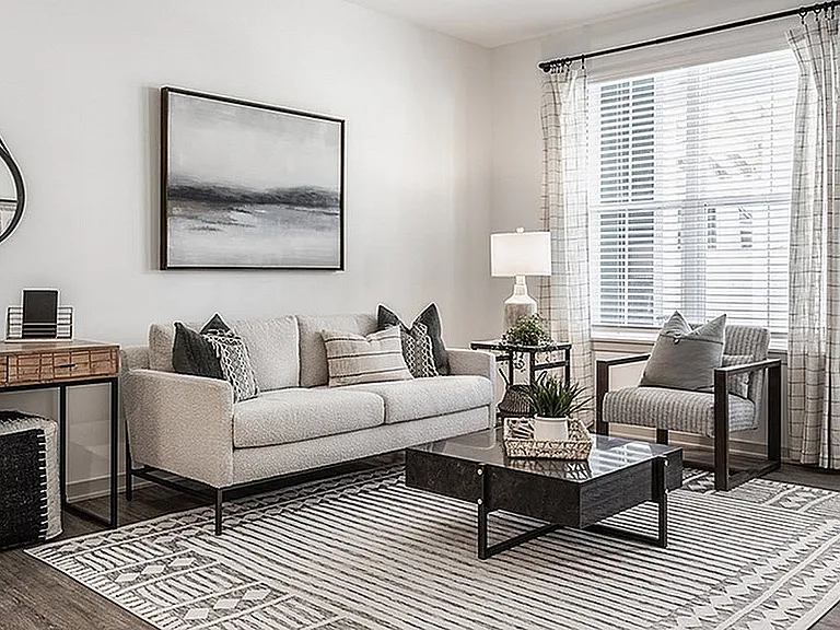 The living rooms at Nese are crafted for modern living and ample space for enterainment.