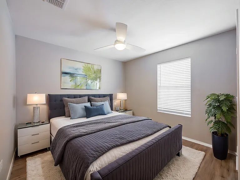 Virtually Staged Secondary Bedroom 2