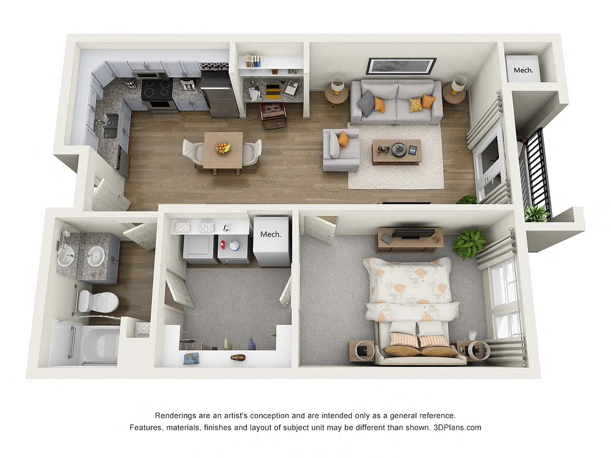 Floor plan A1B