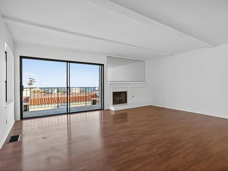 Main Floor - Living Room and Balcony