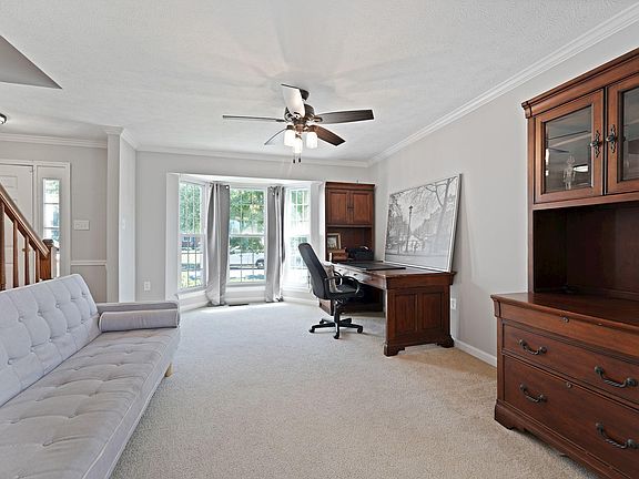 Living room view looking towards front window