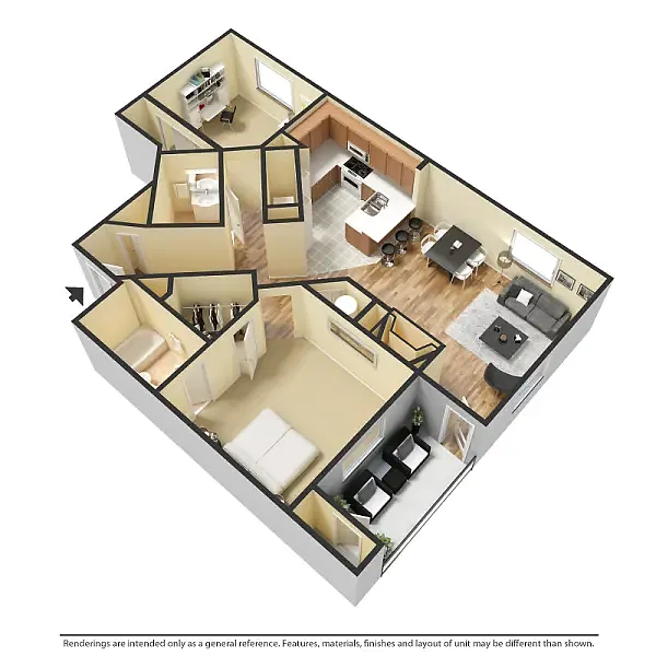 Floor plan B2rt - Trillium
