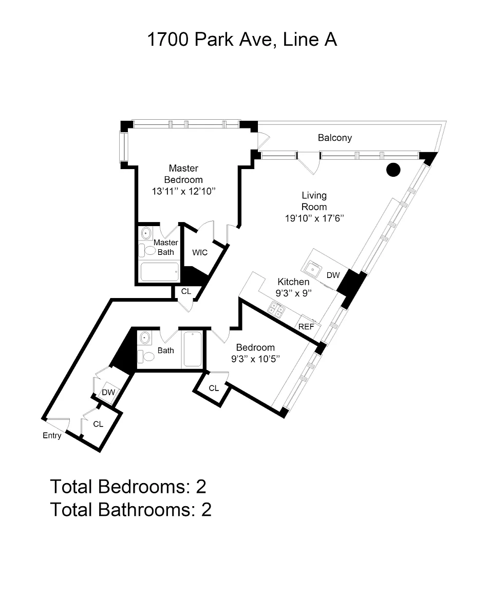 2 bed, 1100 sqft, $4,100 — Photo 1