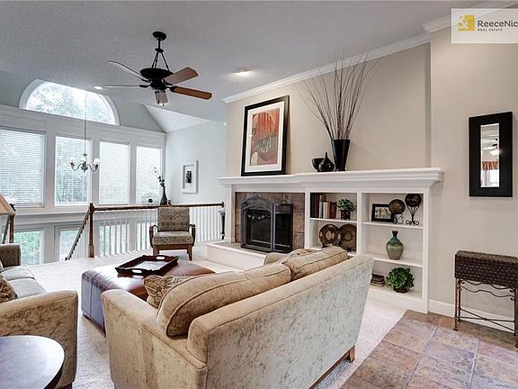 Spacious Living Room and View of Trees