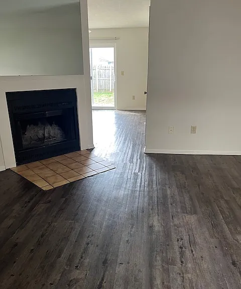Living Room & fireplace