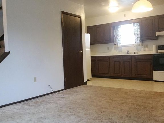 family room and kitchen