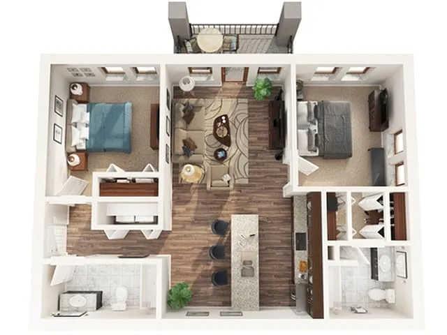 Floor plan Pickett