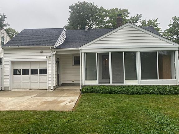 Back of the house and backyard