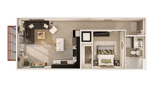 Floor plan The Cooper E1