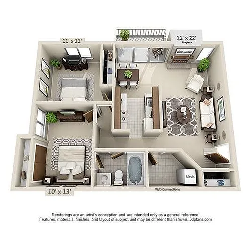 Floor plan The Dogwood