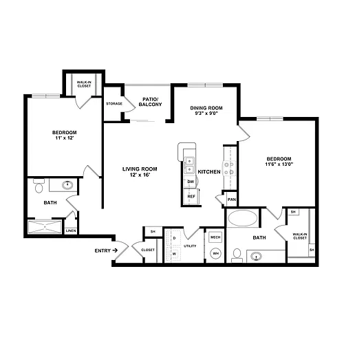 Floor plan Pomona - Platinum