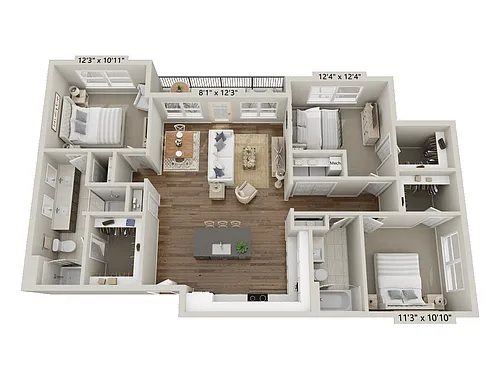 Floor plan C1