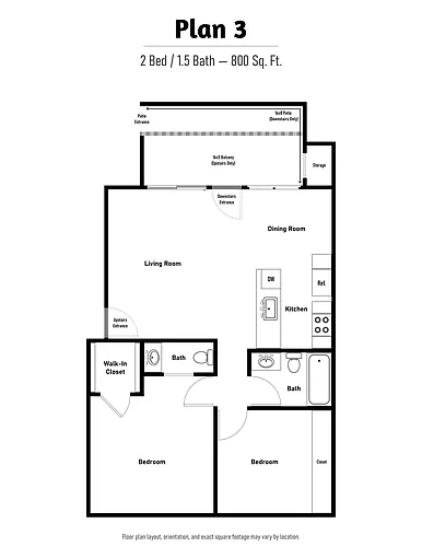 Floor plan Plan 3