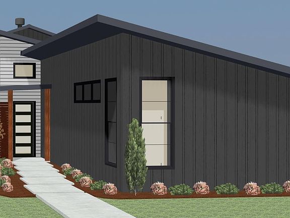 Mid-Century Modern 4BR 4BATH Dark Exterior