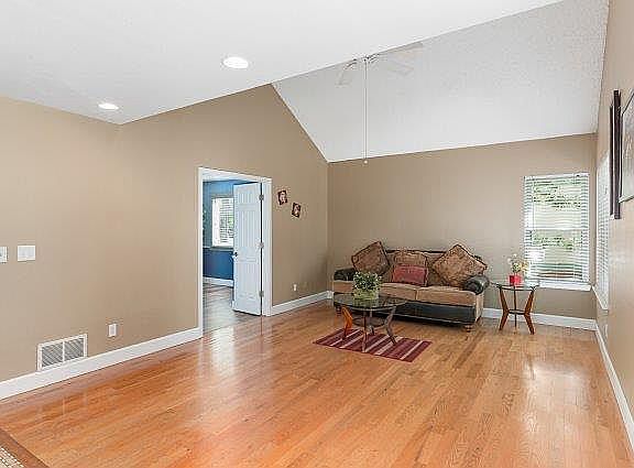Hardwood family room